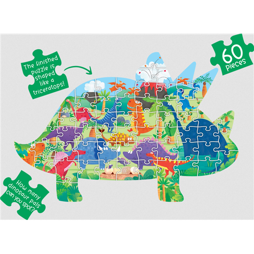 Dinosaur Friends Shaped Floor Puzzle 1